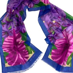 Authentic Oscar de la Renta Silk Scarf